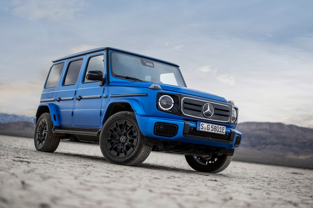 The all-electric Mercedes G-Class ratchets up the tech and off-road capability