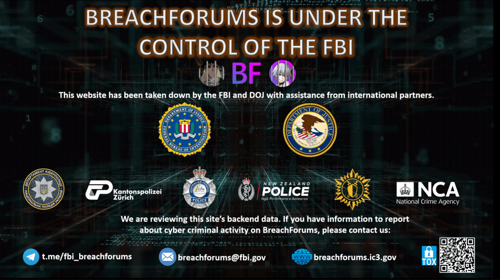 FBI seizes hacking forum BreachForums — again